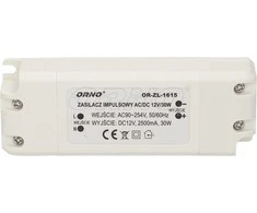 Orno Maitinimo šaltinis LED maitinimo šaltinis 12 VDC 30 W, IP20