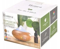 Homea Aroma difuzorius lašo formos oro drėkintuvas, LED foninis apšvietimas