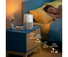 Oro valytuvas Philips Air purifier 75 m² 42 dB 14 W Baltas (AC0720/10)