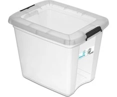 ORPLAST Robu Clips konteineris Laikyti permatomą 27 L