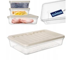 Orplast Orion Maisto Indas su Dangčiu 1 l - Stiklinis, Atsparus Karščiui