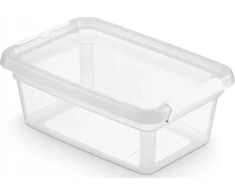 Orplast „Basestore“ indas su dangteliu ir spaustukais, 28 x 19 x 13 cm, 4,5 l