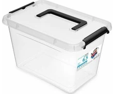 ORPLAST Stačiakampis konteineris su rankena 6.5l Paprastas langelis 61333