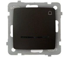 Ospel ŁP-6SS/m/40 CARO Saga /varpelis/ su foniniu apšvietimu šokolado metalo spalvos ŁP-6SS/m/40