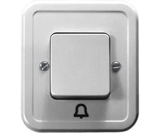 Ospel ŁW-6P/00 PI mygtukas /skambutis/ baltas ŁW-6P/00