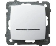 Ospel Vienkartinė KarA jungtis su baltu apšvietimu (LP-1SS / m / 00)