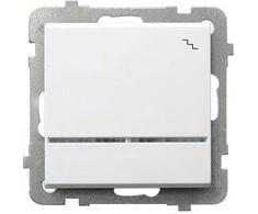 Ospel Sonata vienaukštė jungtis 16AX IP20 balta (LPG- 3R / m / 00)
