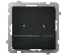 „Ospel Shutter“ jungiklis „Sonata 10AX 2200W“ su juodo metalo apšvietimu (ŁP-7RS/m/33)