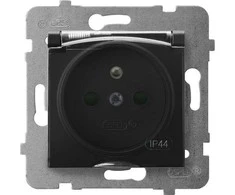 Ospel GN.1-KR.Z/U IP44 TRANS.Juodas M.ARIA