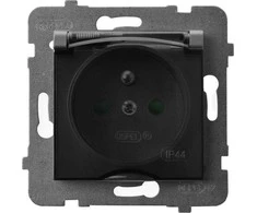 Ospel GN.1-KR.Z/U IP44 TRANS.GRAY Matinis ARIA