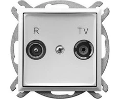 Ospel ARIA RTV terminalo lizdas baltas GPA-UK/m/00
