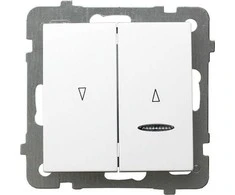 Ospel AS Lock jungtis su vidiniu apšvietimu / su mechaniniu užraktu / balta £P-7GBS / m / 00