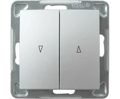 Ospel IMPRESJA Łącznik żaluzjowy /su blokadą mechaniczną/ srebro ŁP-7YB/m/18