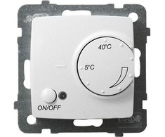 Ospel KARO Temperatūros reguliatorius grindų jutiklis balta (RTP-1S / m / 00)