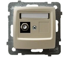 Ospel GPA-1SF/m/42 KARO Lips antenos pojedyncze type F ecru perlų sp. GPA-1SF/m/42