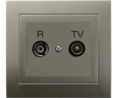 Ospel Antenos lizdas R/TV galinis 2,5-3DB šatininis šviesus KIER OSPEL