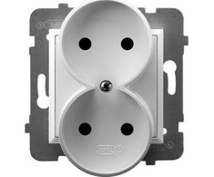 Ospel GP-2UR/m/00 ARIA Dvigubas lizdas, baltas GP-2UR/m/00