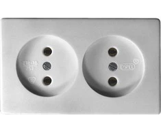 Ospel GW-2K/00 KAPPA Lizdas dvivietis b/u balta GW-2K/00