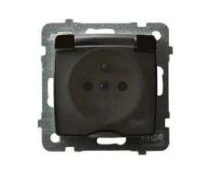 Ospel GPH-1SZ/m/40/d KARO Lizdas atsparus purslams su/u IP44 permatomas atvartas šokoladinis metalinis GPH-1SZ/m/40/d