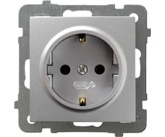 Ospel Nest Single Schuko Sidabrinis AS OSTEL