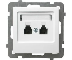 Ospel TELEFONO JUNGTIS 2 CR. NEPRIKLAUSOMA, BALTA