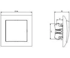 Ospel Impulsinis jungiklis p/t IMPRESJA 10A/250V/maks. 3520W titano sp.