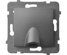 Ospel Ospel Aria GPPK-1U/M/70 kabelio jungtis, matinė pilka