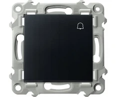 Ospel Ospel Szafir ŁP-6Z/m/33 "varpelis" metalinis juodas jungiklis