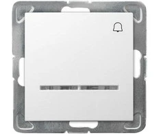 Ospel Skambučio mygt./apšv. p/t IMPRESJA 10A/250V/maks. 3520W baltas