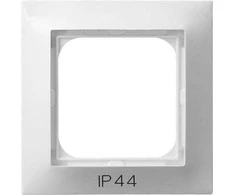 Ospel RH-1Y/00 IMPRESJA Vienas rėmelis IP44 jungikliams balta RH-1Y/00