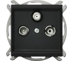 Ospel SONATA RTV DATA antenos lizdas, juodas metalinis GPA-RD/m/33