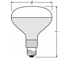Osram Ultra Vitalux 300W 230V E27 Heat Treatment