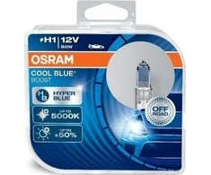 Osram Automobilinės lemputės Osram Cool Mėlyna Boost H1, 80W, 2 vnt.