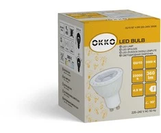 Okko Osram LED lemputė PAR16 5W GU10 830 60 360lm 15kHz
