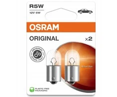 OSRAM Automobilinės lemputės 5W 12V BA15S 2vnt