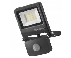 Osram 10W LED prožektorius ENDURA, tamsiai pilkas, 4000K, su judesio davikliu, IP44
