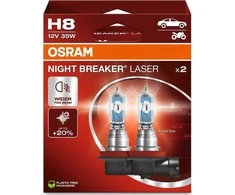 Lemputė OSRAM H8 Night breaker laser 35W 12V PGJ19-1