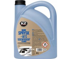Melle K2 ŽIEMINIS LANGŲ PLOVIMO SKYSČIS -18°C NANO SPRYSK 4L