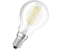 LED lempa Osram P45, 4W, E14, 2700K, 470lm, 2vnt.