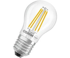 Osram 3,4W LED lemputė RETROFIT CLASSIC P, E27, skaidri, 300°, 2700K
