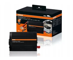 Osram keitiklis OEINVU300, naudingoji galia: 300 W, įėjimo įtampa: 12 V, išėjimo įtampa: 230 V USB - 121x197x53 mm