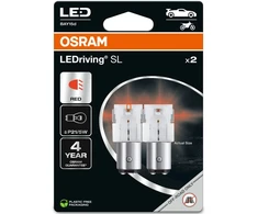 Osram Osram LED Pære Rød P21-5W - 2 stk.