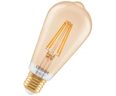 Osram SMART+ MATTER Filament Dimmable Classic Edison 53 824 Gold | E27 | 6 W | Warm Baltas | Wi-Fi