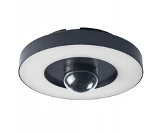 Osram 22W LED paviršinis lauko šviestuvas SMART+, tamsiai pilkas, 3000K, dimeriuojamas, su judesio davikliu ir kamera, IP44