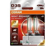 Osram Xenarc Night Breaker 220 - D3S Xenon lemputės