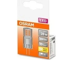 Osram LED PIN 12V Clear 28 Non-dim | G4 | 2.2 W | Warm Baltas