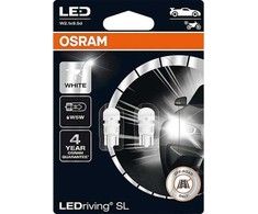 Osram Osram LED W5W 2825DWP-02B lemputės (2 vnt.) baltos