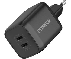 Nešiojamojo kompiuterio maitinimo adapteris OtterBox OB STD EU WALL CHARGER 65W GAN/USB-C 45W+20W PD Juodas PROPACK