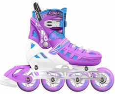 Riedučiai Outliner Skates rekreacyjne regulowane violetinė dydis 34-37
