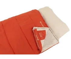 Outwell Contour Lux | Sleeping Bag | 220 x 85 cm | 2-way L-shape open-end with auto lock